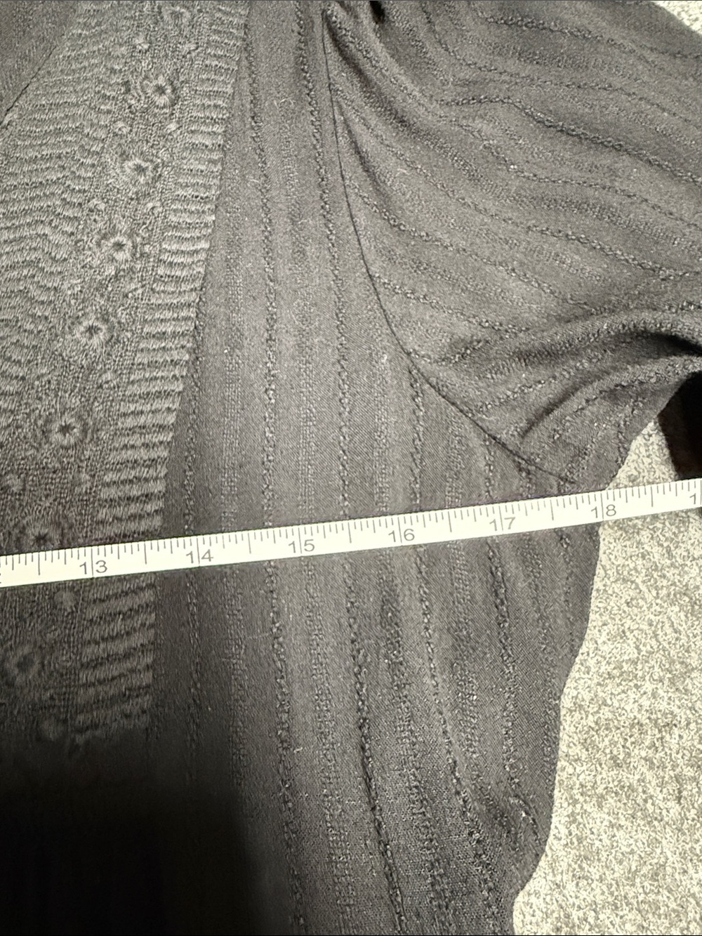 By Together black Midi Dress with Button Front - Picture 6 of 6